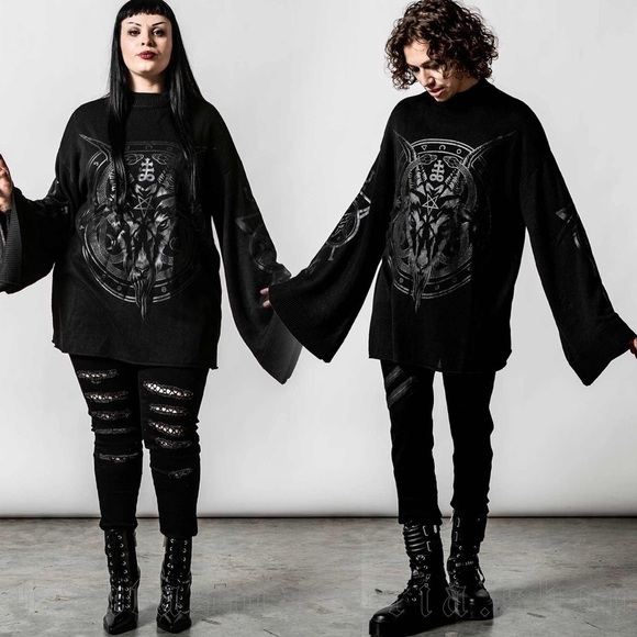 Killstar Revelation Knit Sweater Size Medium - Picture 1 of 14